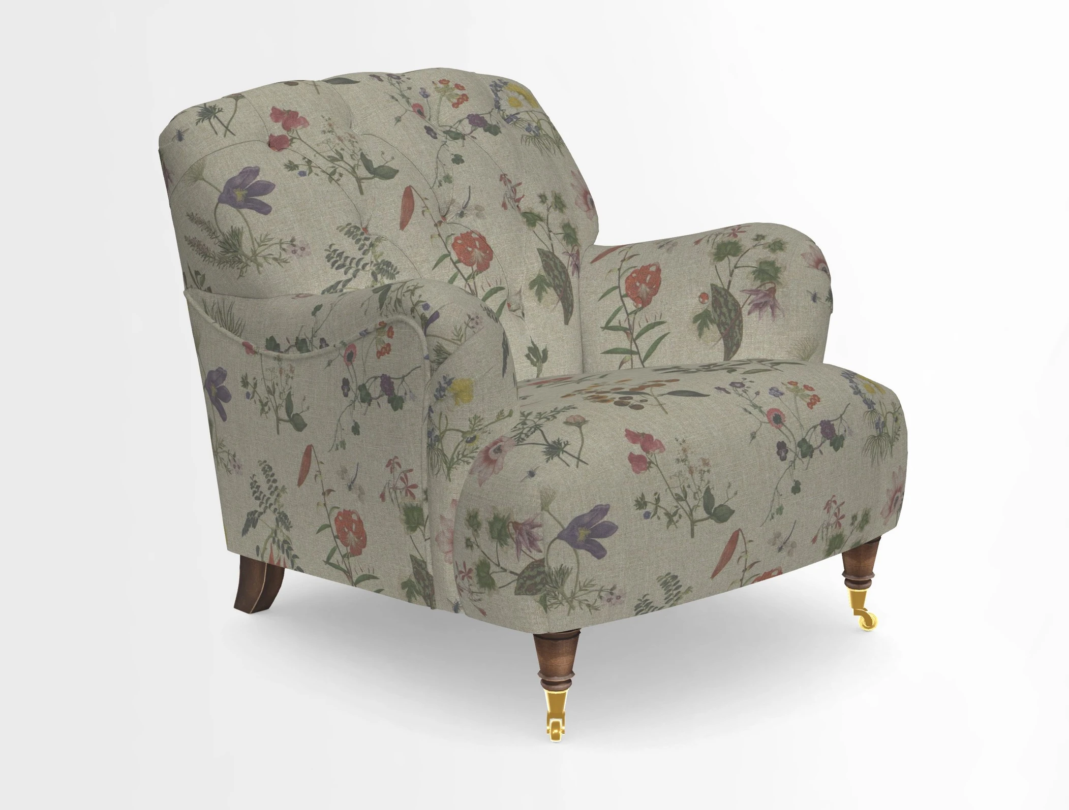 Ditchling Chair in Two Tone Plain Biscuit