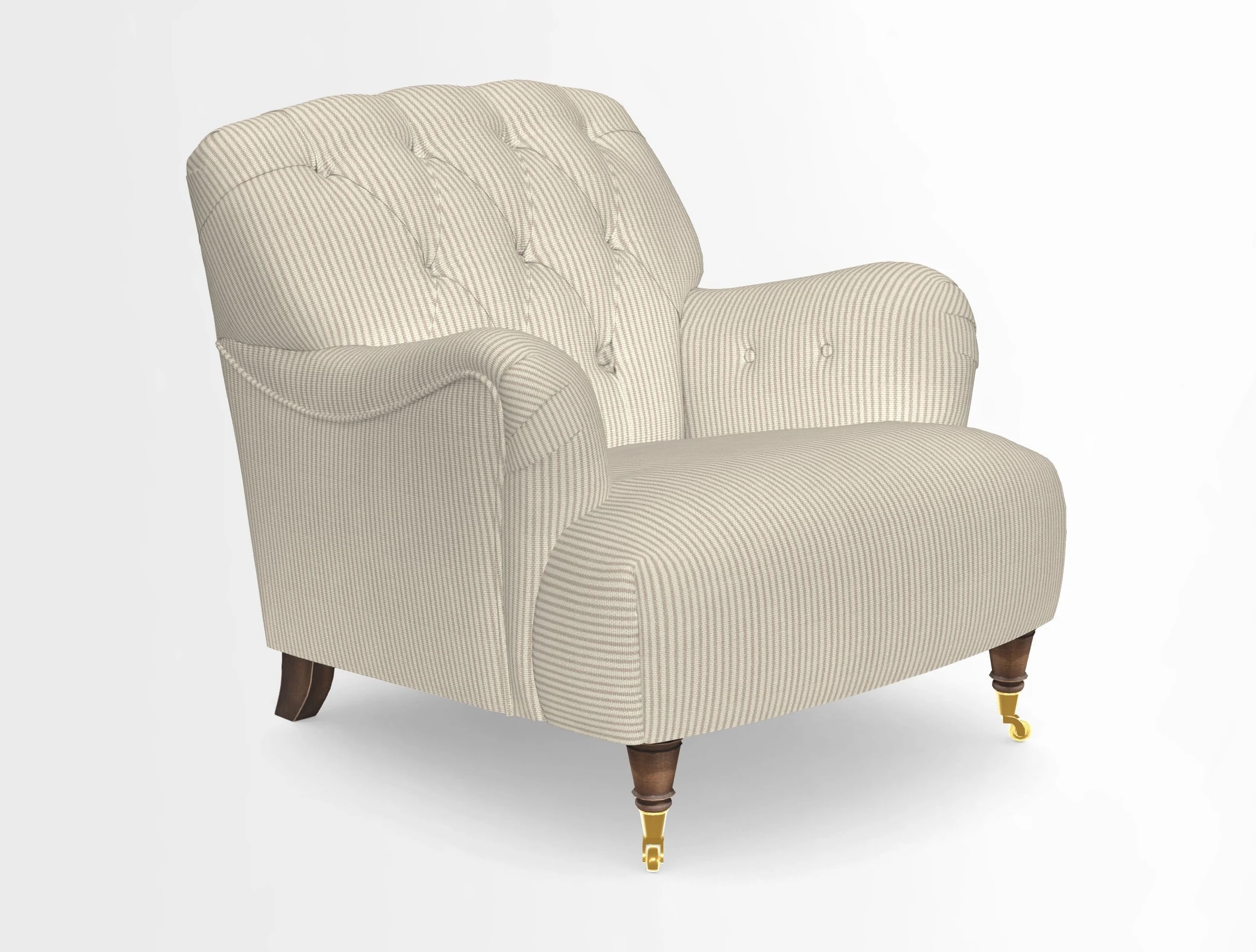 Ditchling Chair in Two Tone Plain Biscuit