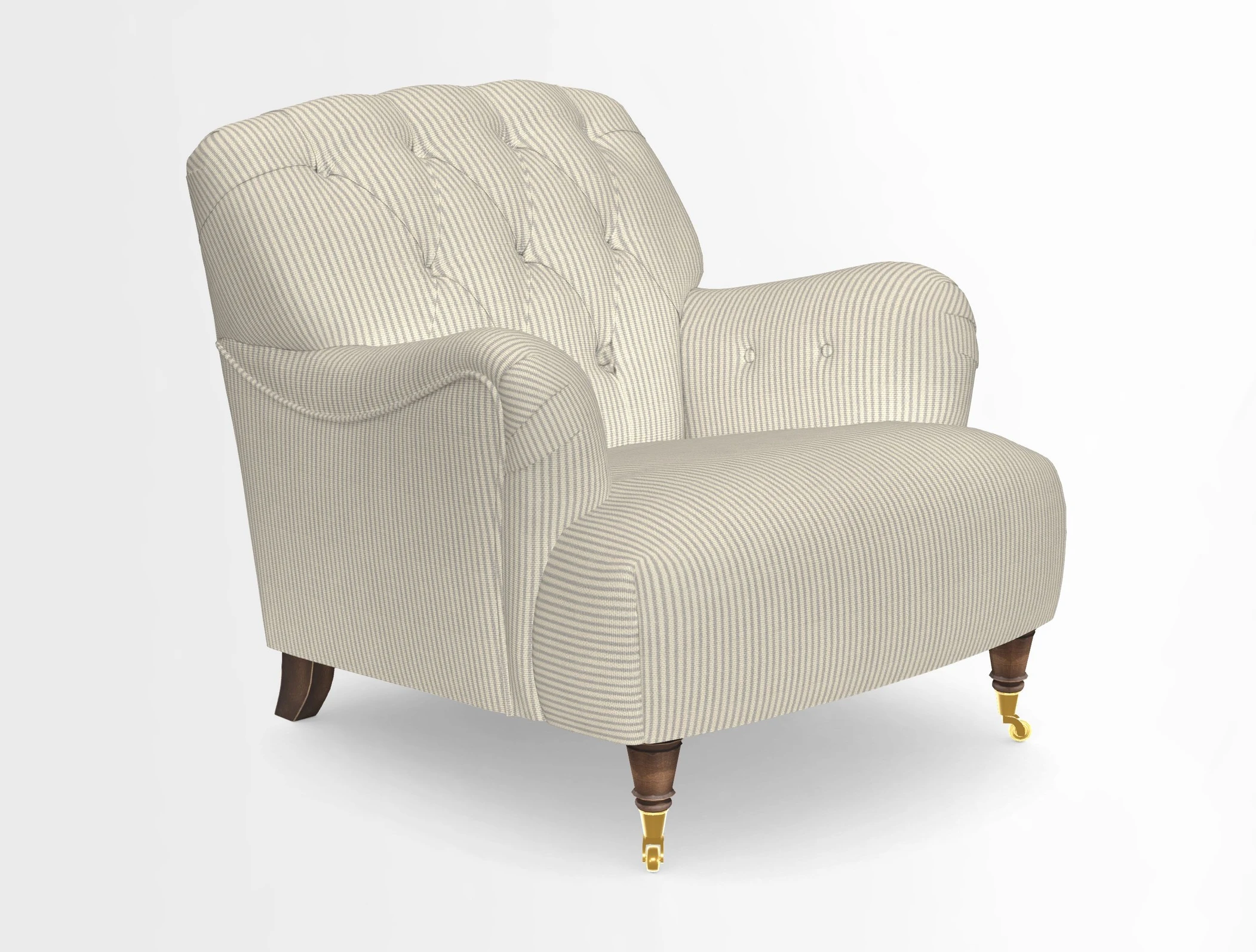 Ditchling Chair in Two Tone Plain Biscuit
