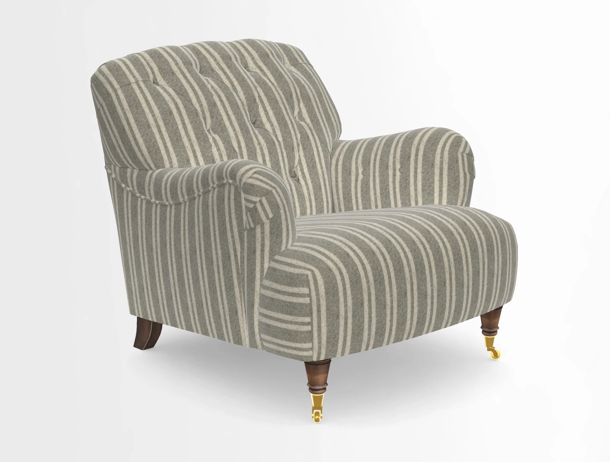 Ditchling Chair in Two Tone Plain Biscuit