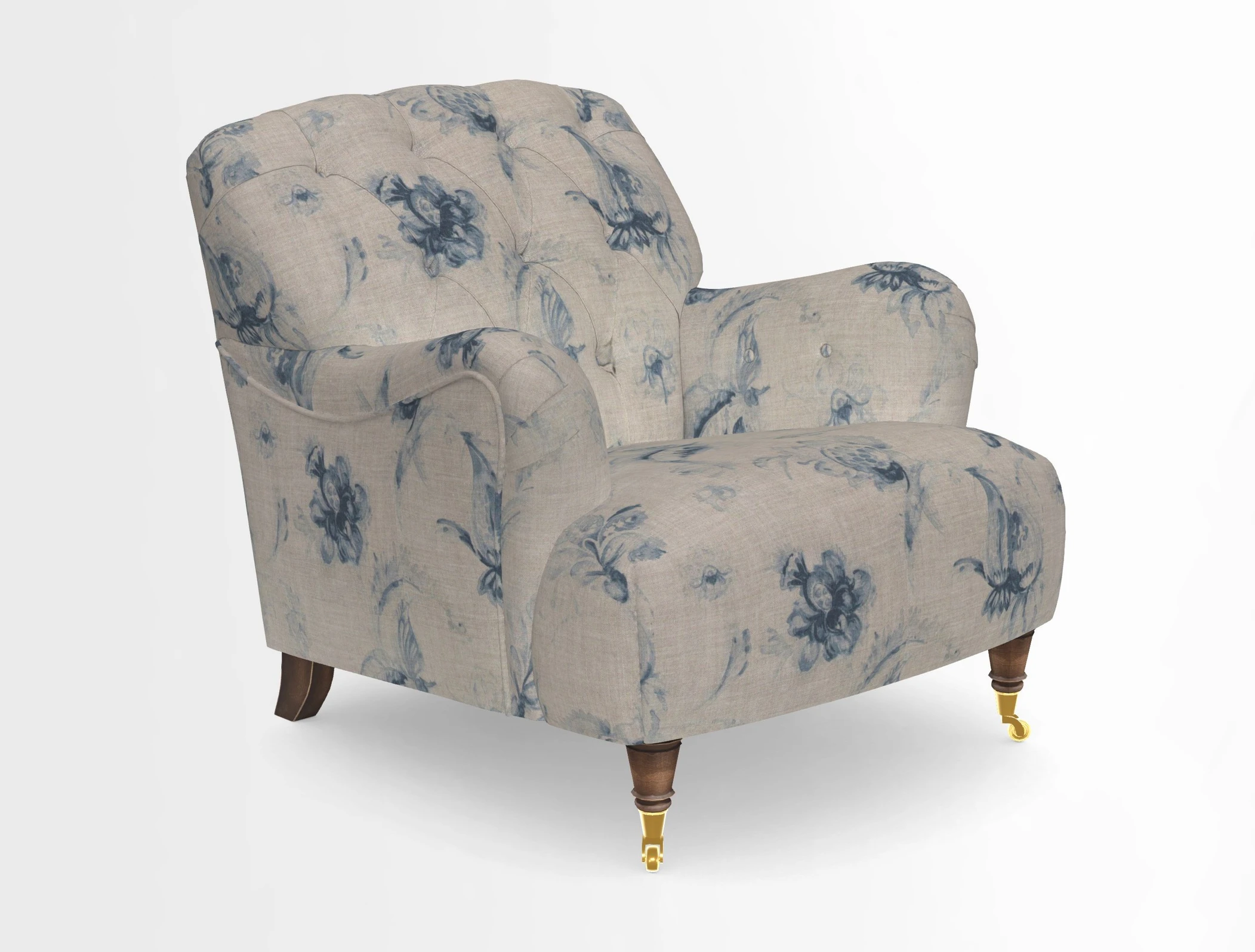 Ditchling Chair in Two Tone Plain Biscuit