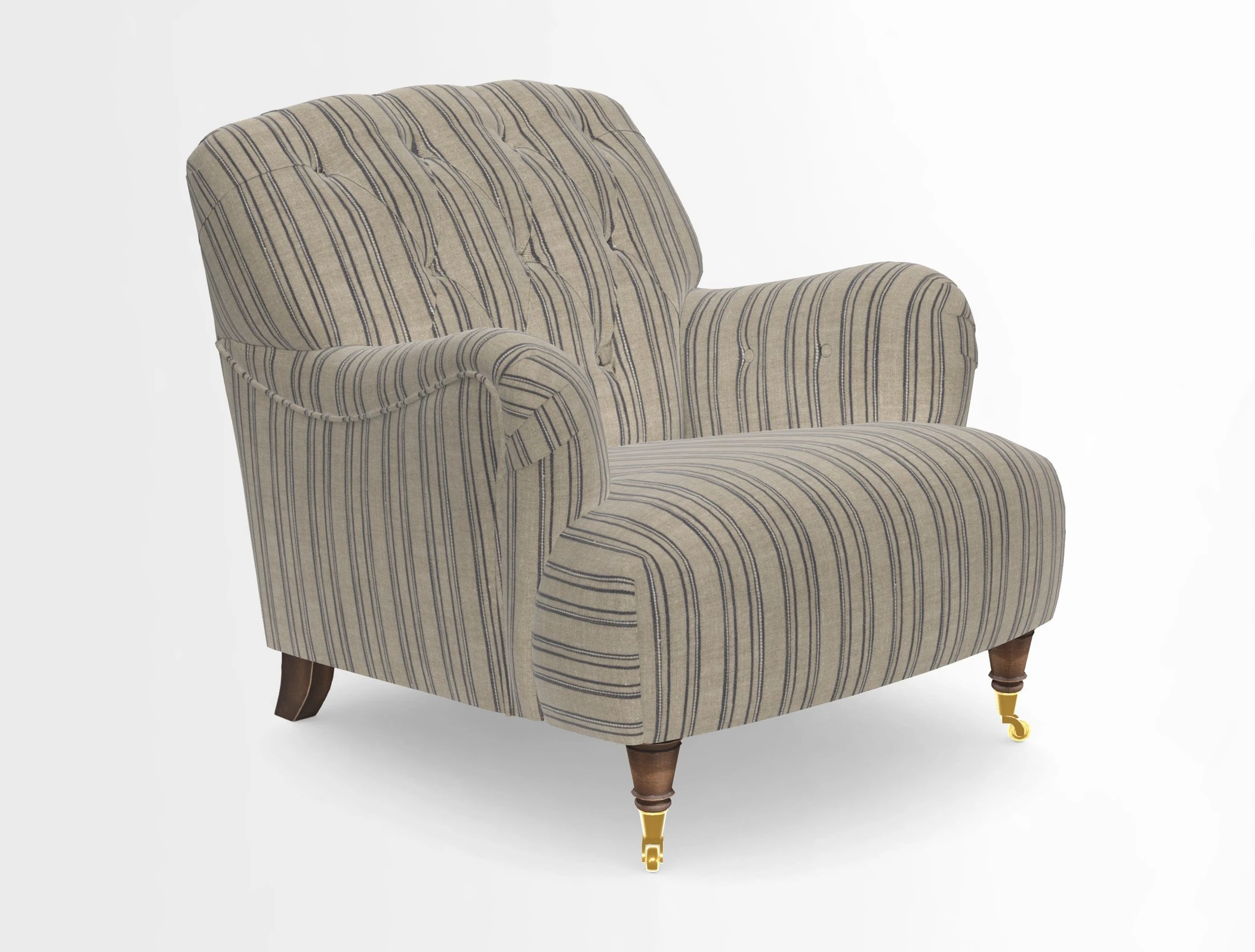 Ditchling Chair in Two Tone Plain Biscuit