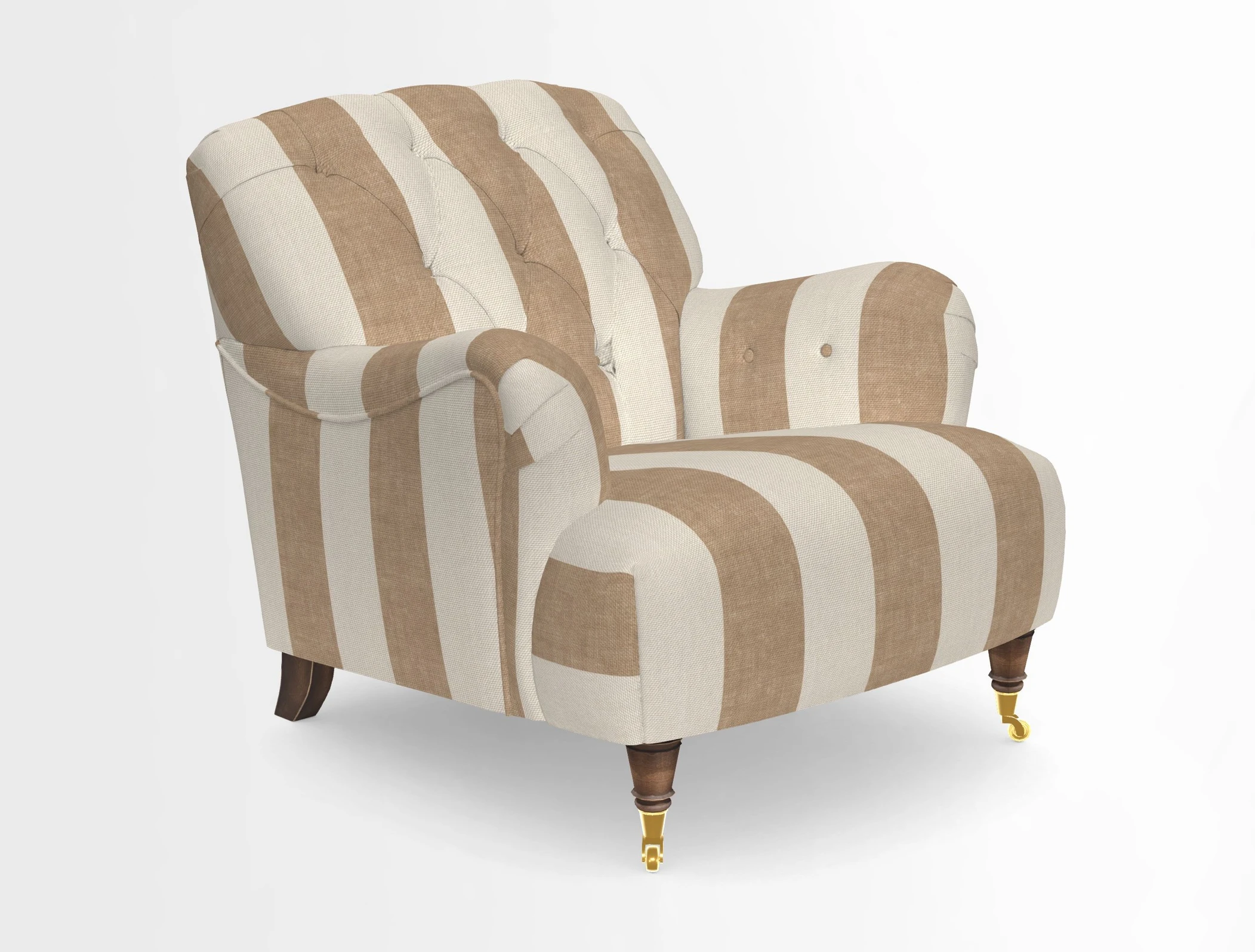Ditchling Chair in Two Tone Plain Biscuit