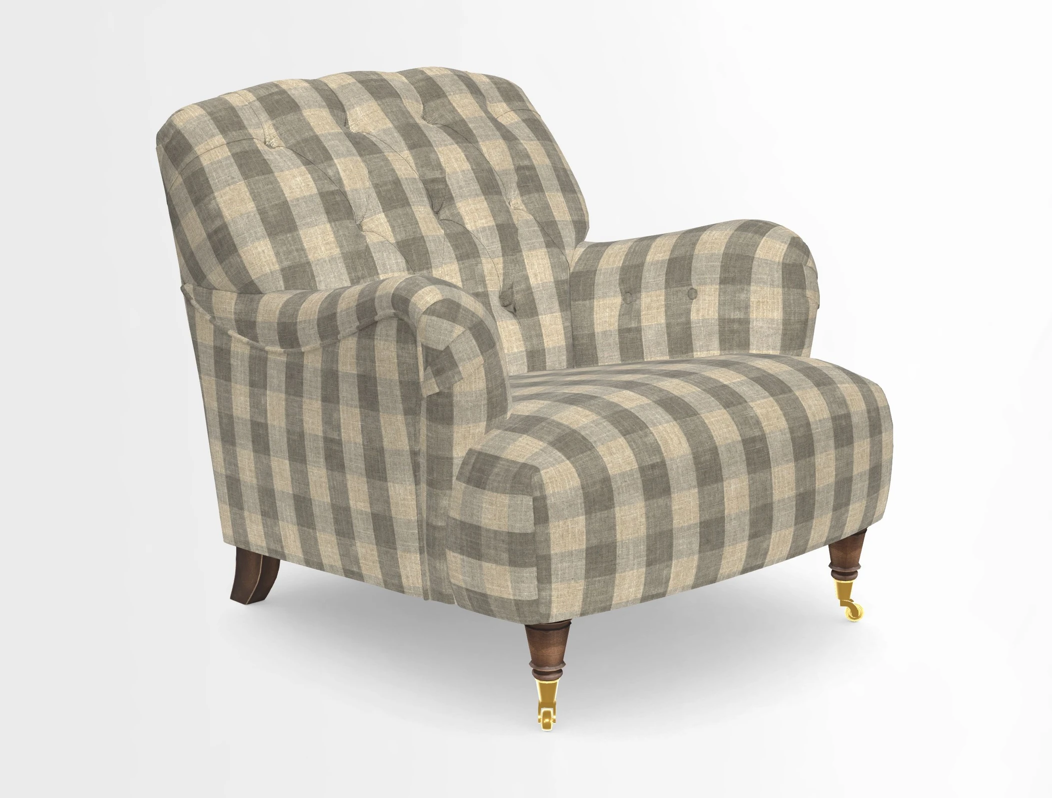 Ditchling Chair in Two Tone Plain Biscuit
