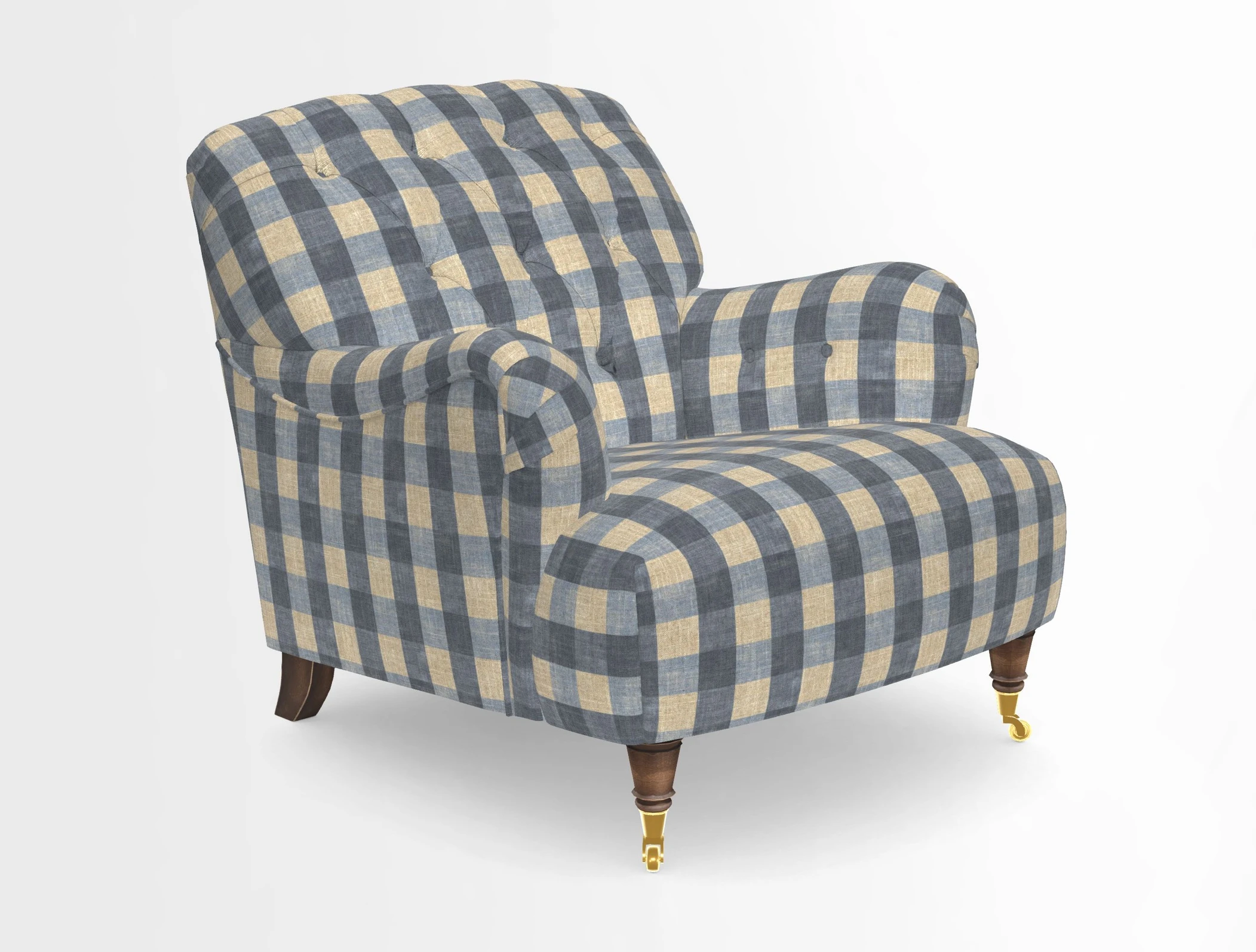 Ditchling Chair in Two Tone Plain Biscuit