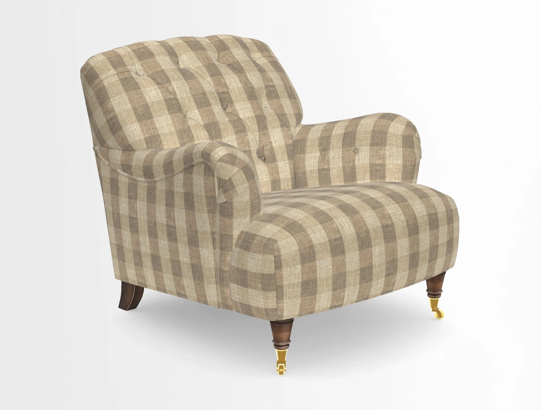 Ditchling Chair in Two Tone Plain Biscuit