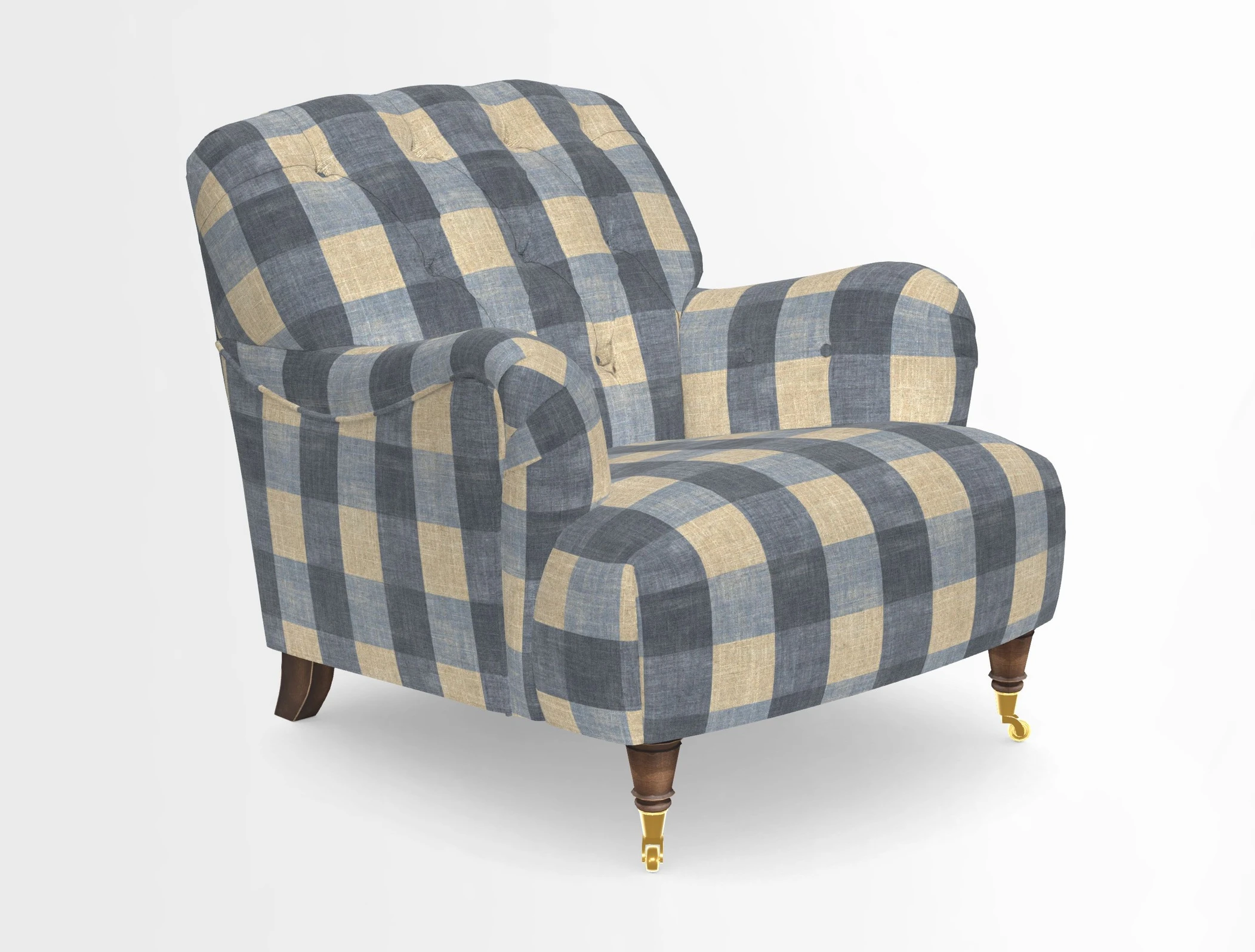 Ditchling Chair in Two Tone Plain Biscuit