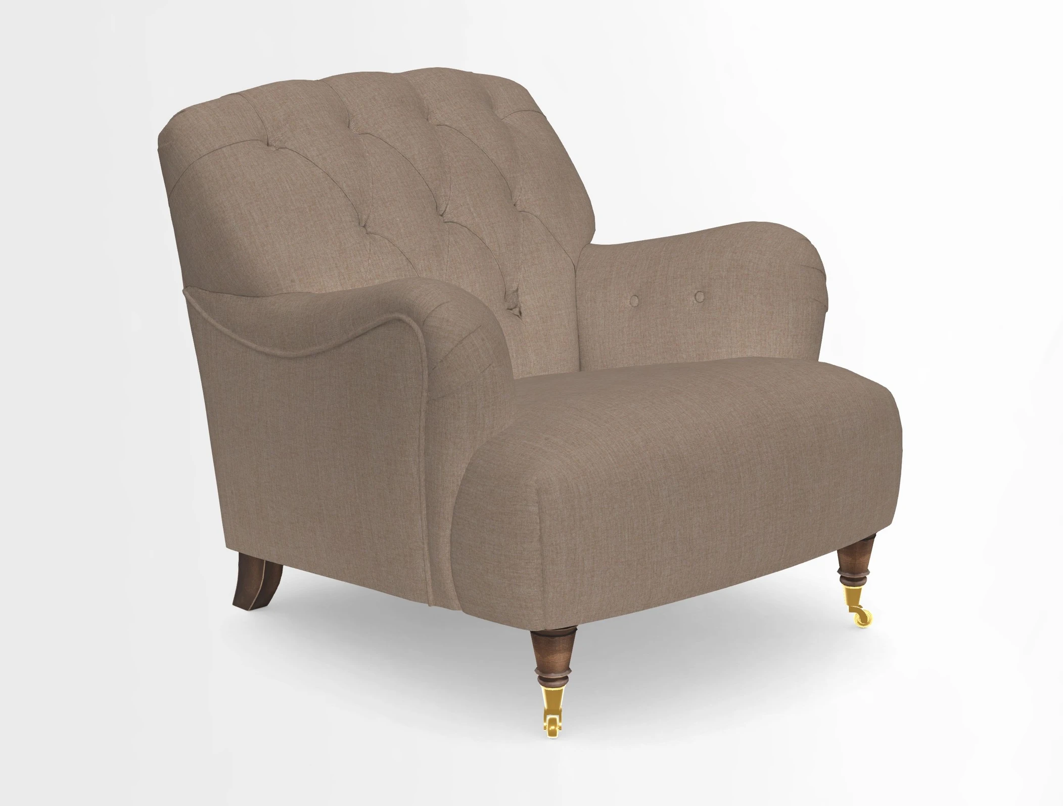 Ditchling Chair in Two Tone Plain Biscuit