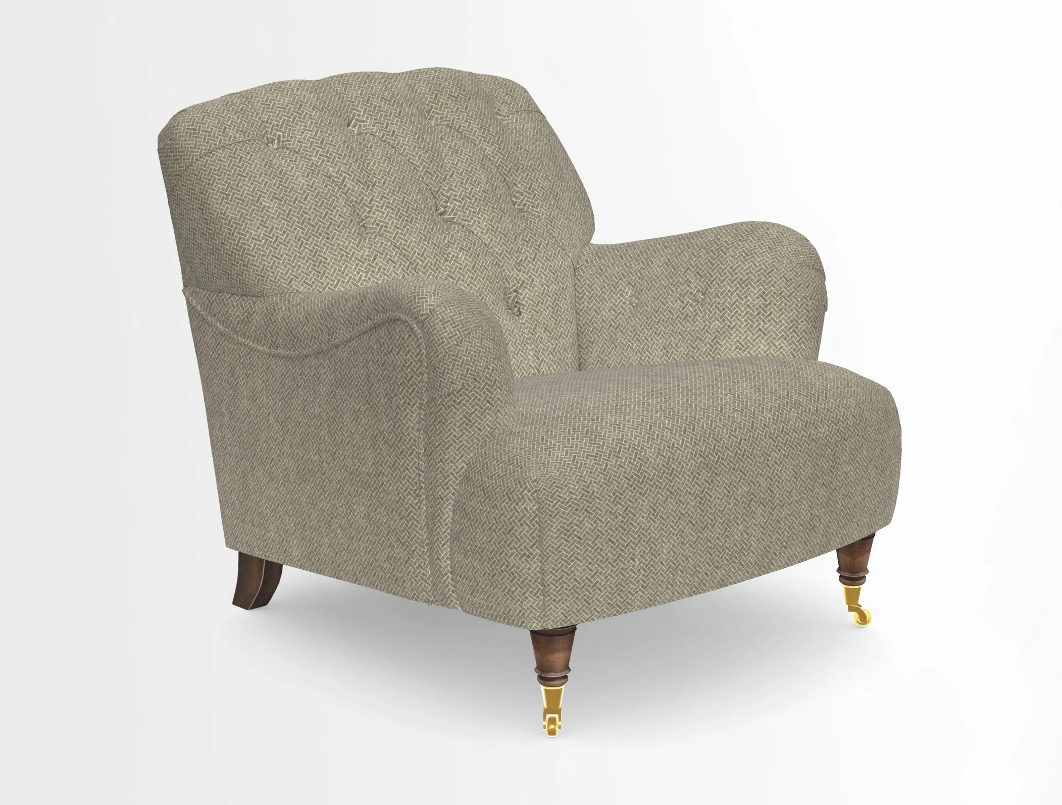 Ditchling Chair in Two Tone Plain Biscuit