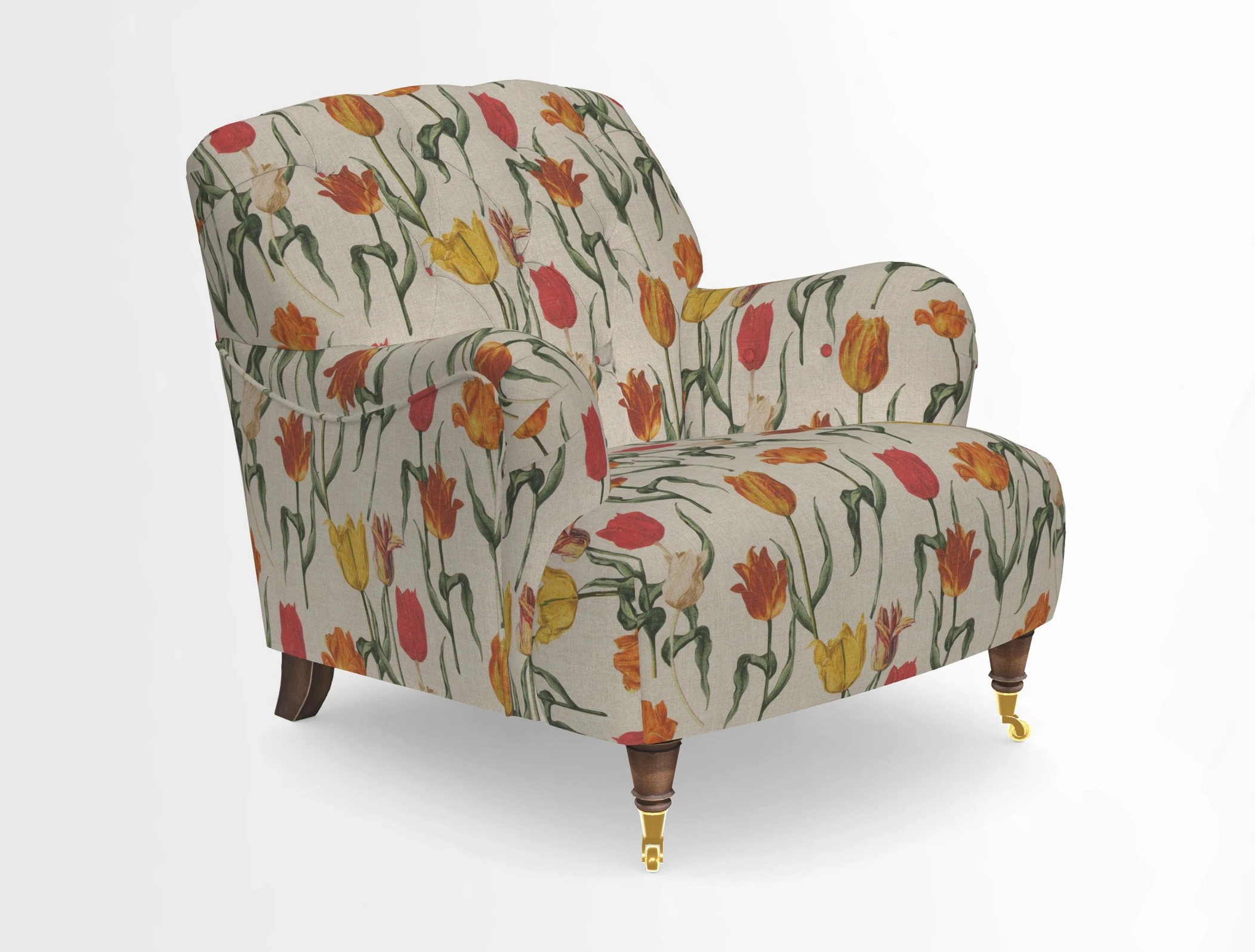 Ditchling Chair in Two Tone Plain Biscuit