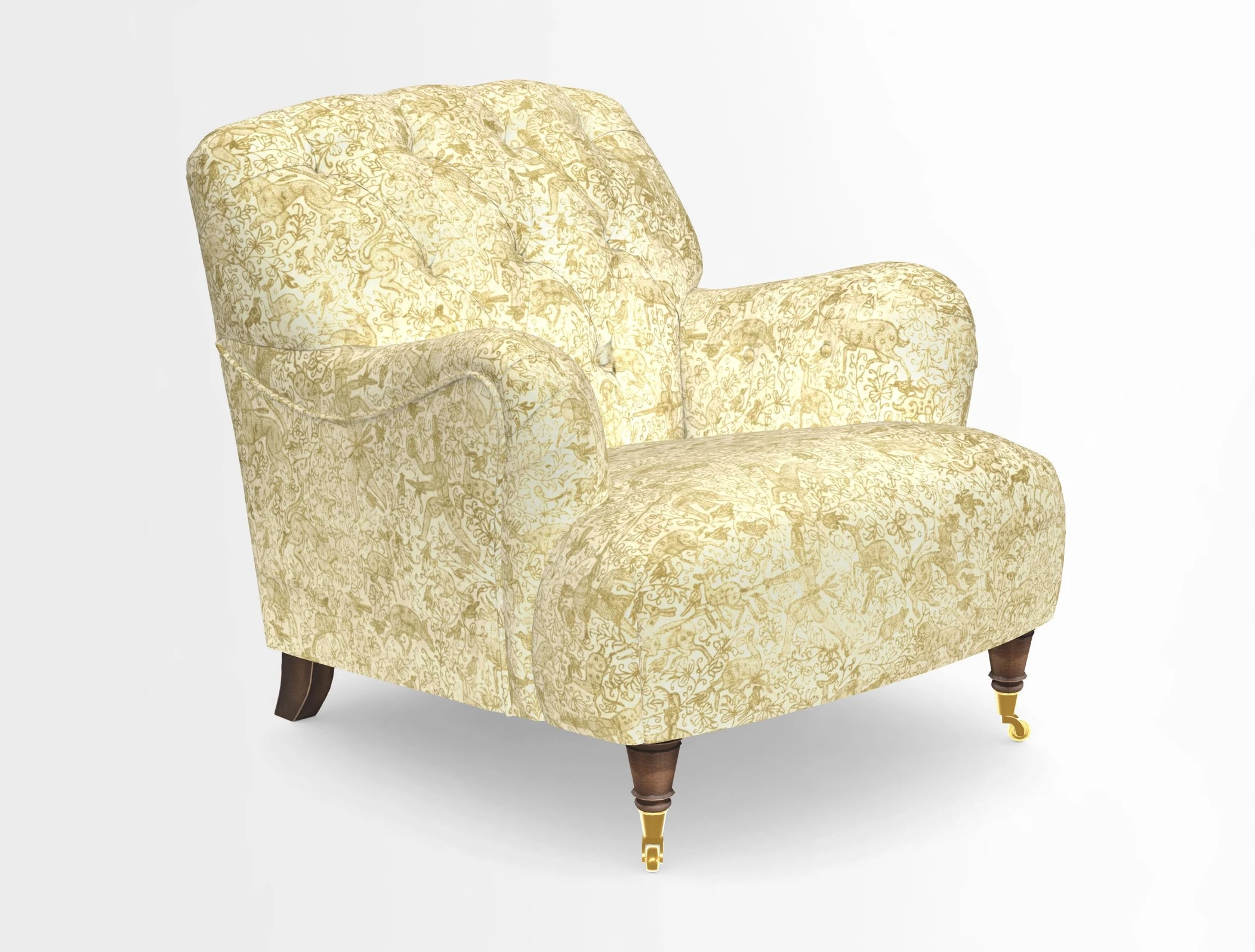 Ditchling Chair in Two Tone Plain Biscuit