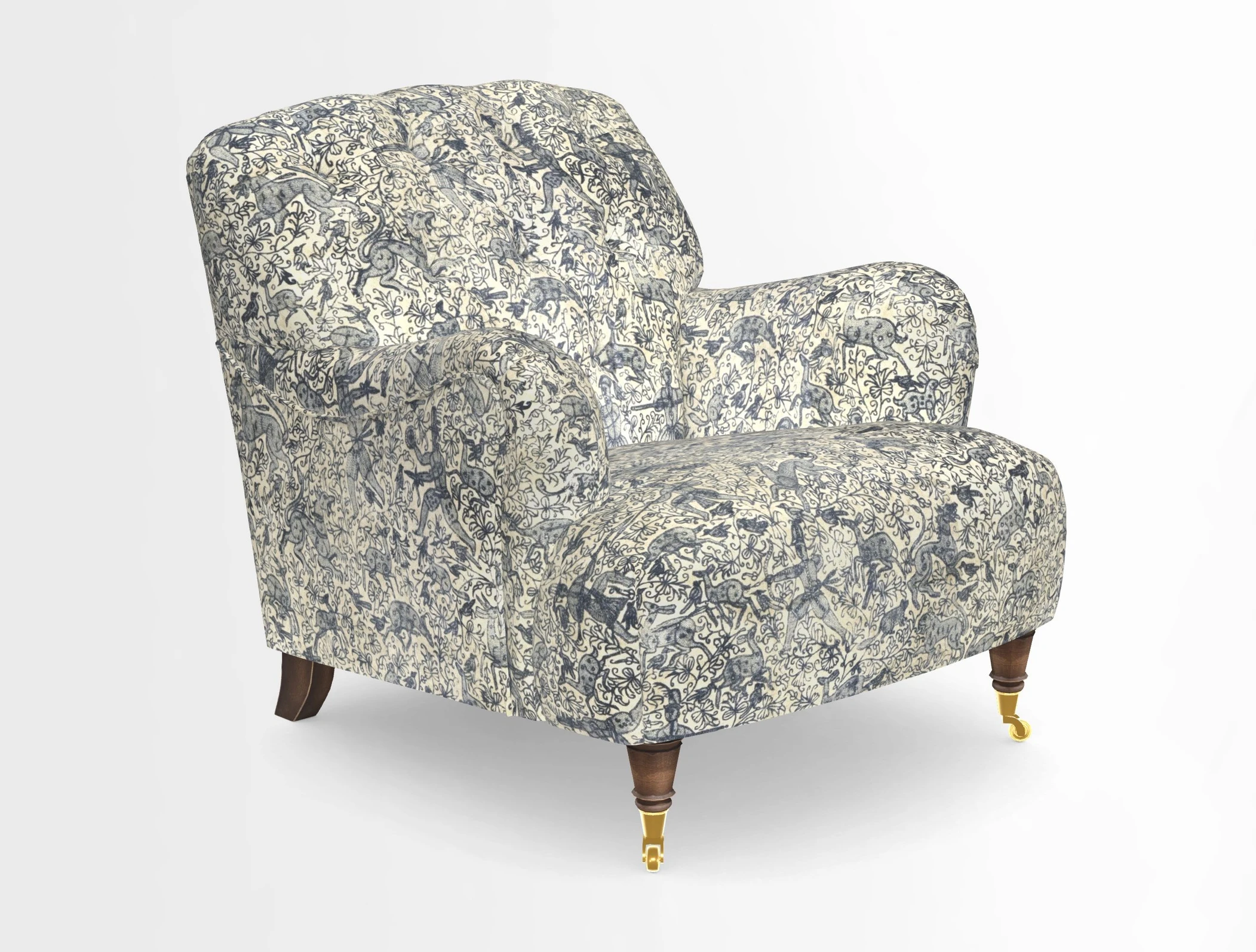 Ditchling Chair in Two Tone Plain Biscuit