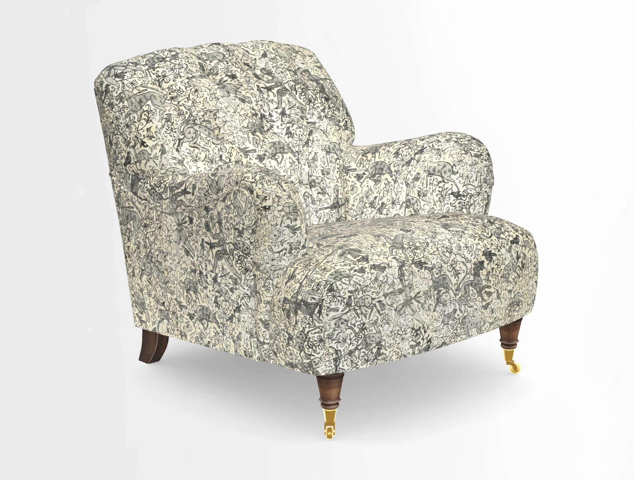 Ditchling Chair in Two Tone Plain Biscuit