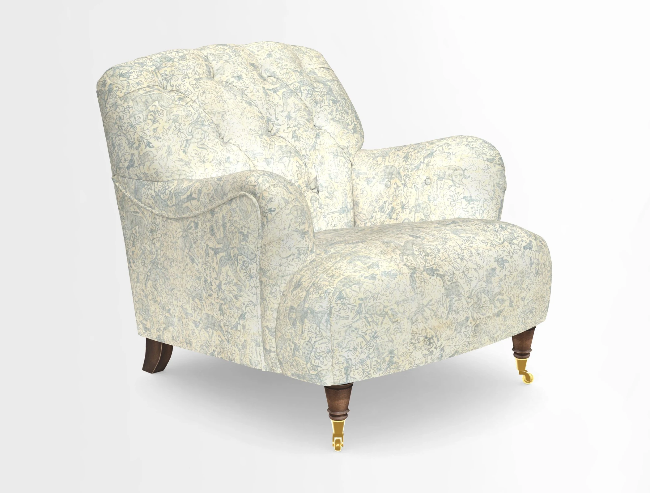 Ditchling Chair in Two Tone Plain Biscuit