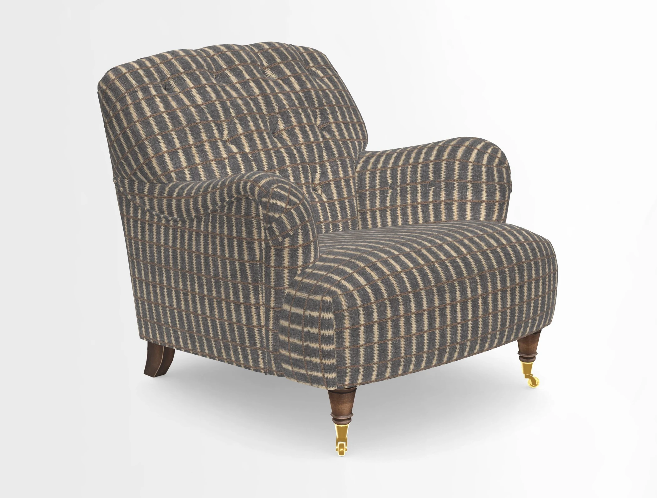 Ditchling Chair in Two Tone Plain Biscuit