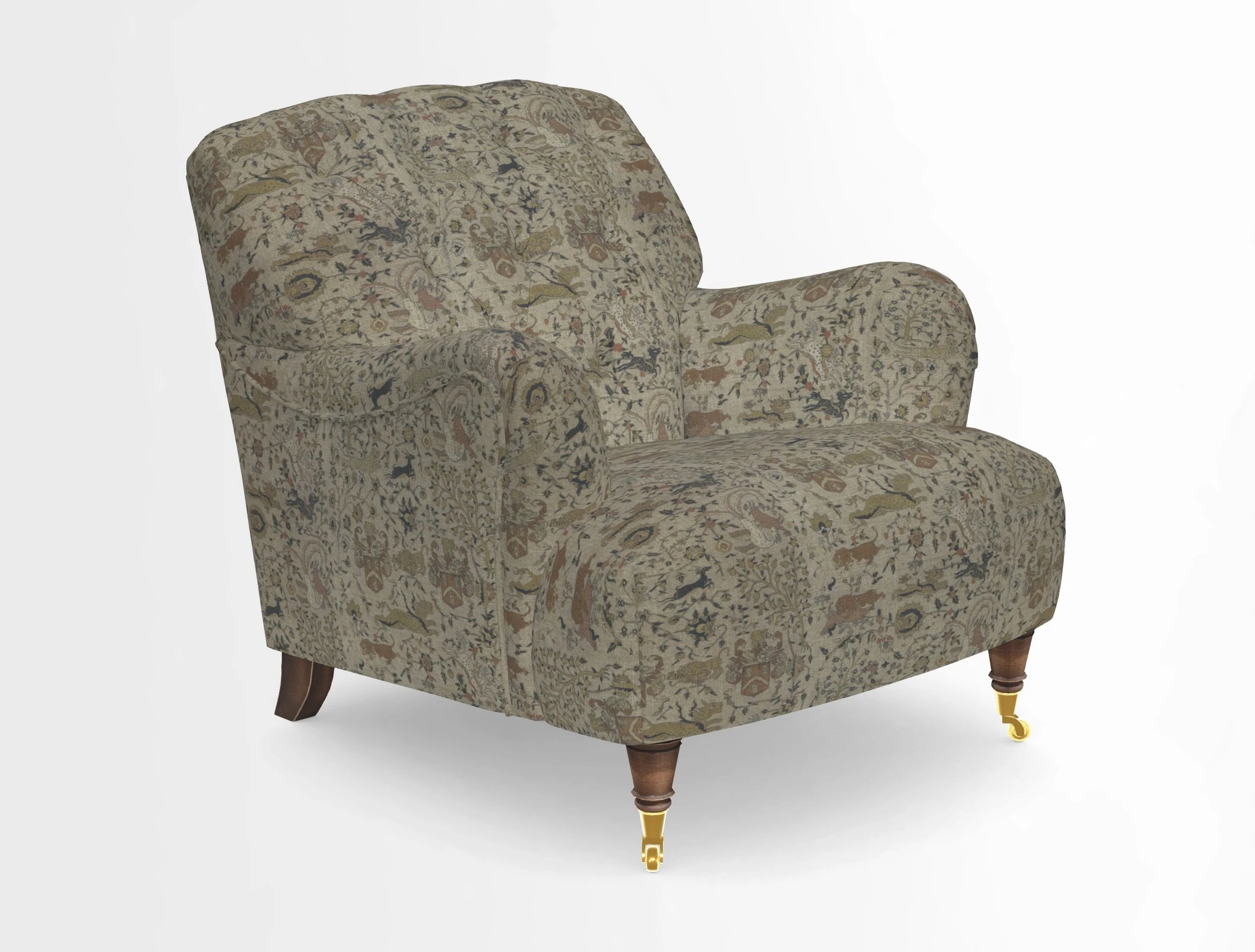 Ditchling Chair in Two Tone Plain Biscuit