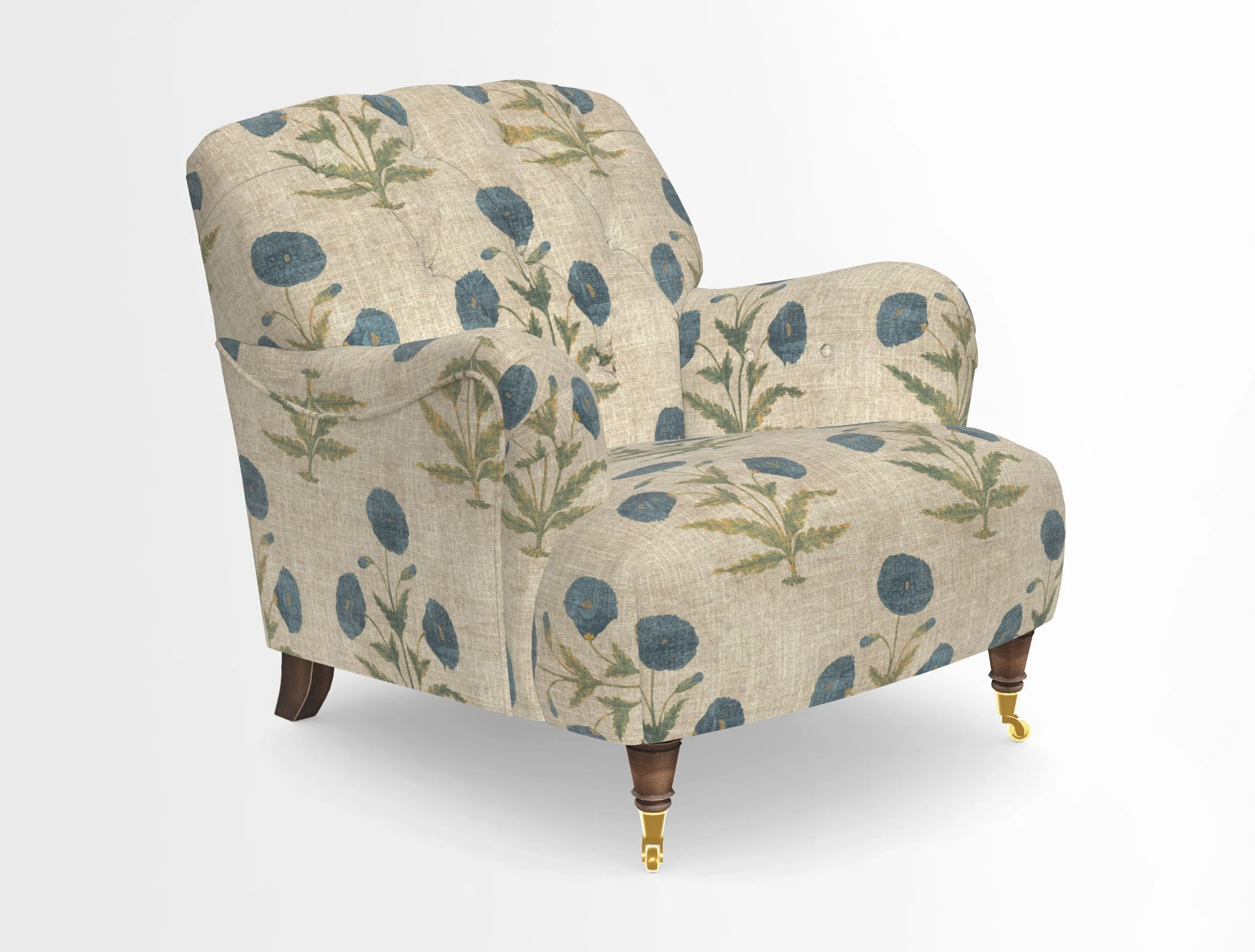 Ditchling Chair in Two Tone Plain Biscuit