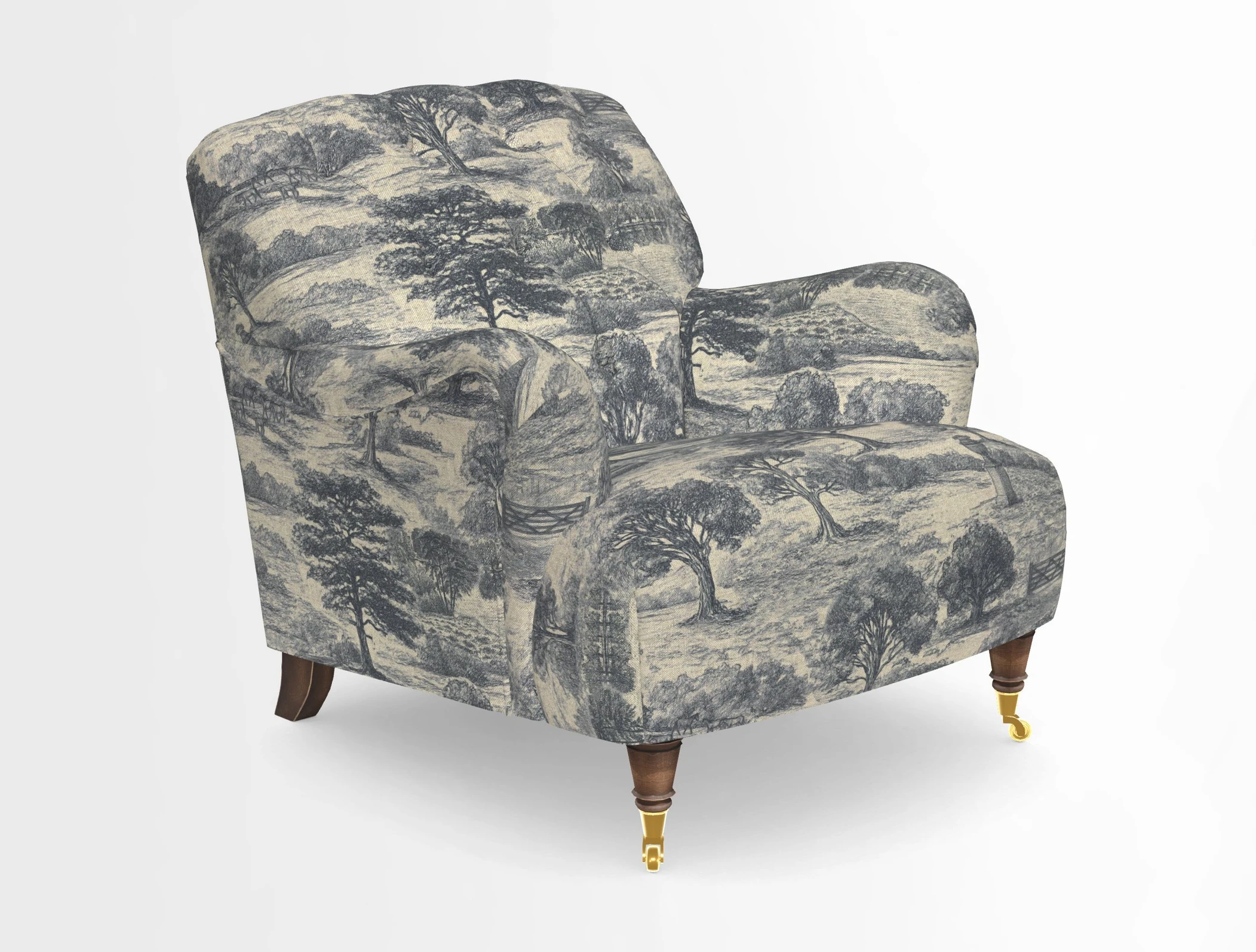 Ditchling Chair in Two Tone Plain Biscuit