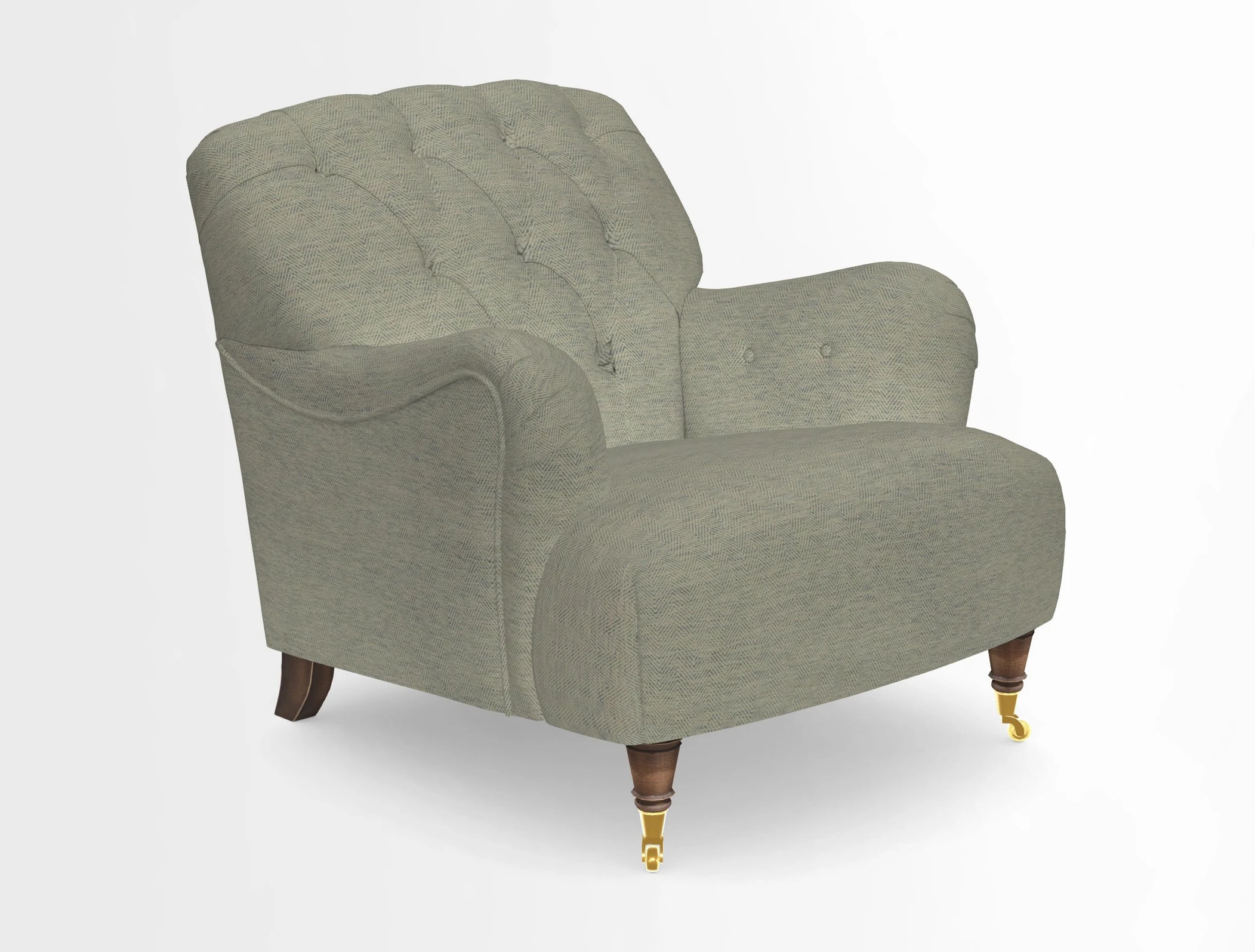 Ditchling Chair in Two Tone Plain Biscuit