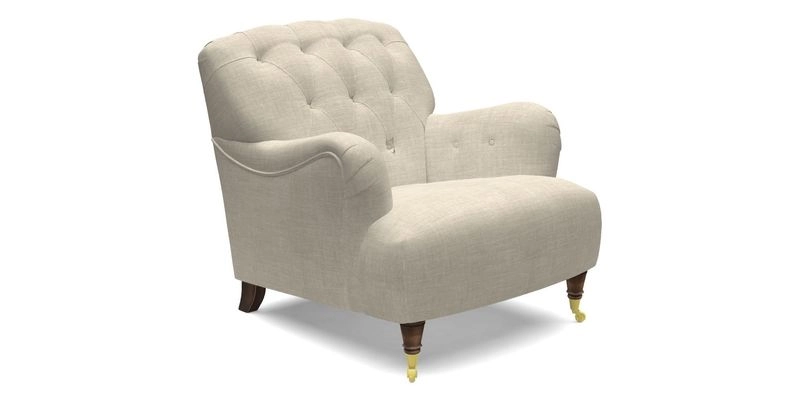 Ditchling Chair in Two Tone Plain Biscuit