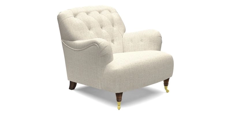 Ditchling Chair in Two Tone Plain Biscuit