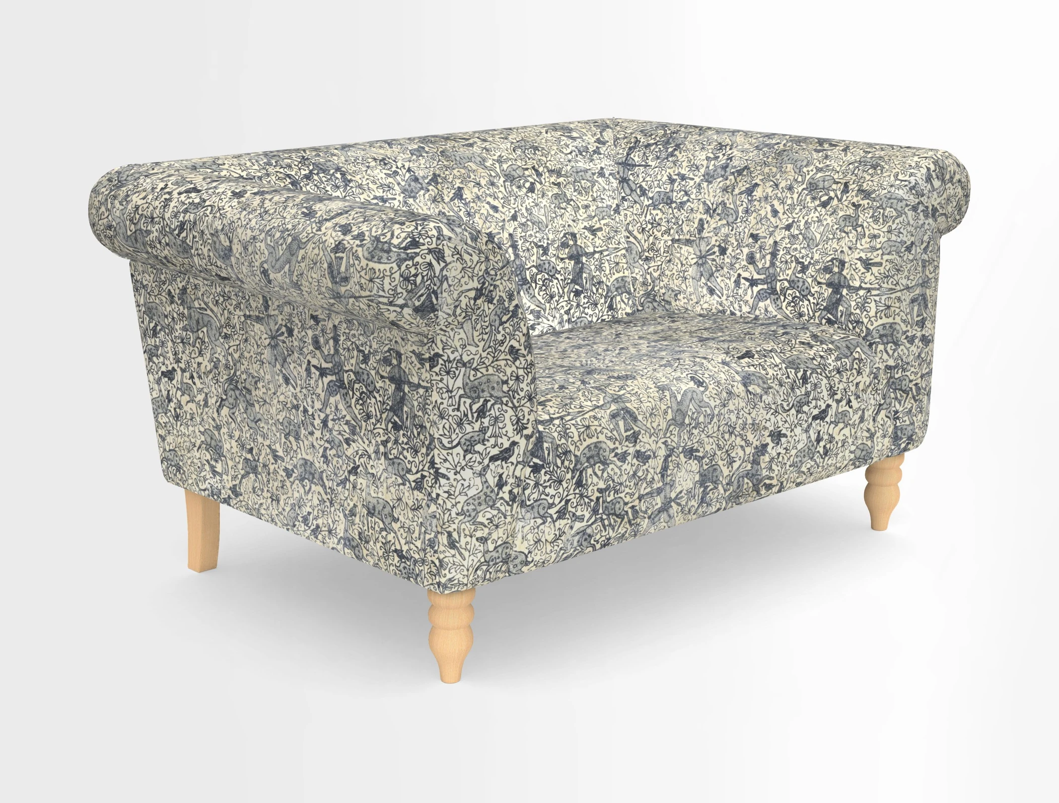 Exbury snuggler in Two Tone Plain Biscuit