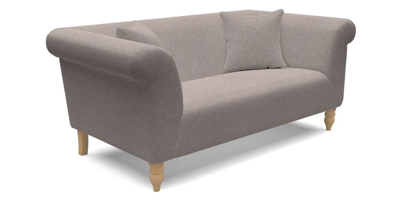 Exbury 3 Seater Sofa in Padua Pavement Forest with Scatters in Gertrude Jekyll Velvet Ink