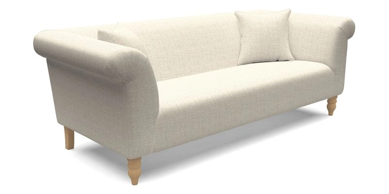  Exbury 4 Seater Sofa in Threads of India Opulent Velvets Paisley Splendour Rouge