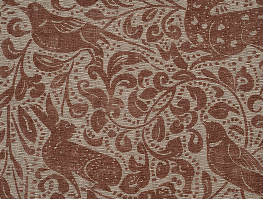 Spill Resistant V&A Bird and Rabbit: Terracotta