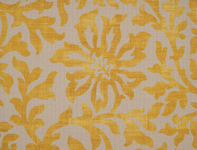 Spill Resistant V&A Floral Scroll: Corn