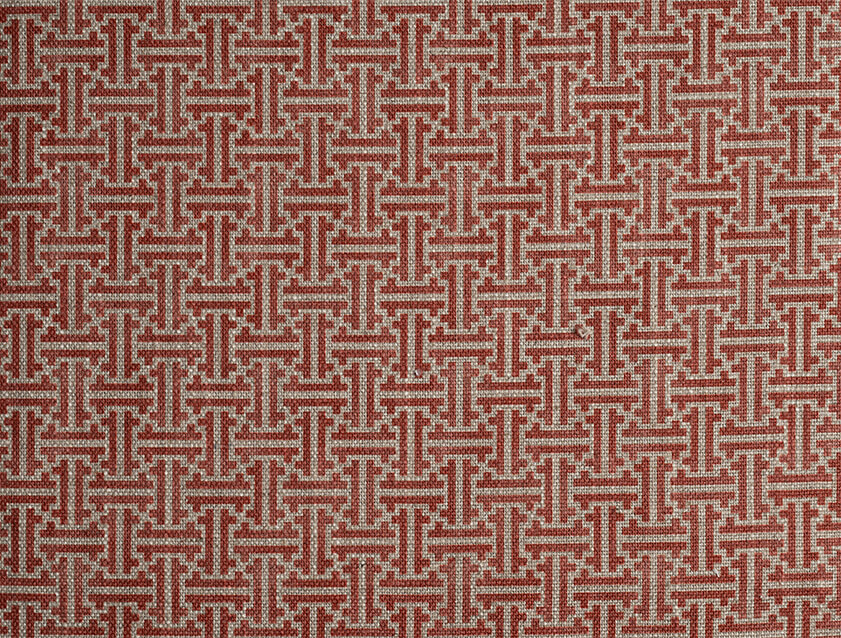 Spill Resistant RHS Gertrude Jekyll Lattice: Terracotta