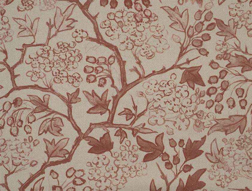 RHS Collection - Gertrude Jekyll Linen Cotton Blend: Rust