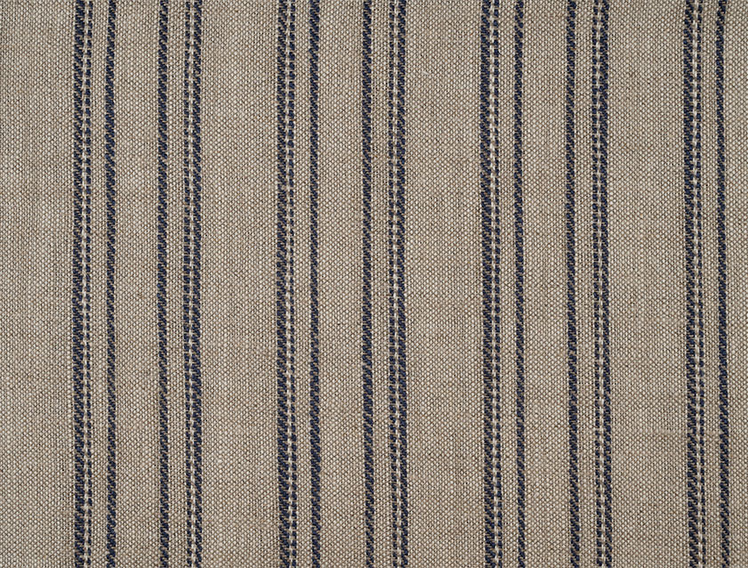 Hovingham Woven Linen Stripe: Blue