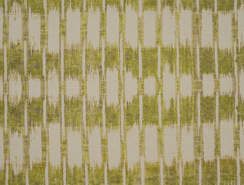 Spill Resistant V&A Ikat: Lime