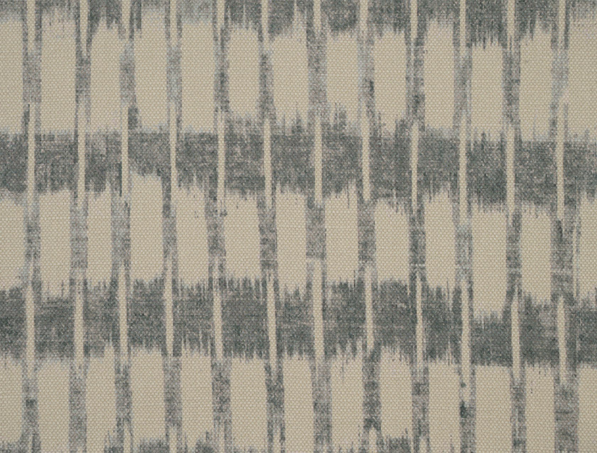 Spill Resistant V&A Ikat: Pebble