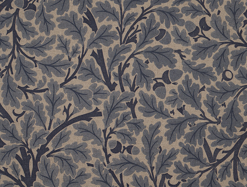 V&A Drawn From Nature - Oak Tree: Navy