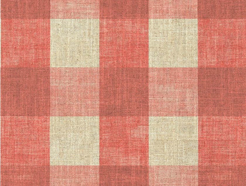 Spill Resistant Sussex Gingham Large: Brick