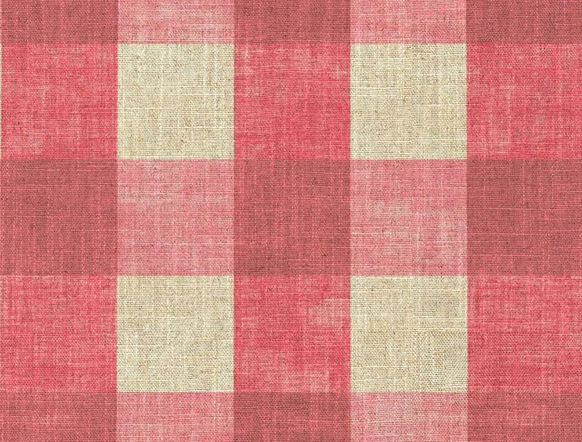 Spill Resistant Sussex Gingham Large: Cardinal