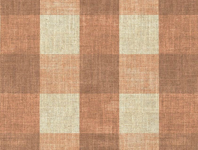 Spill Resistant Sussex Gingham Large: Cinnamon