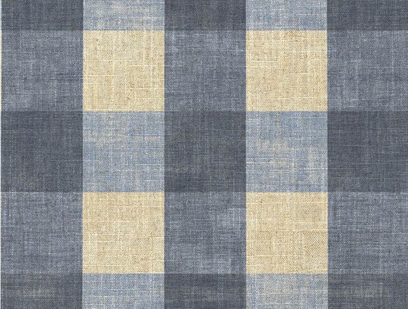 Spill Resistant Sussex Gingham Large: Ink