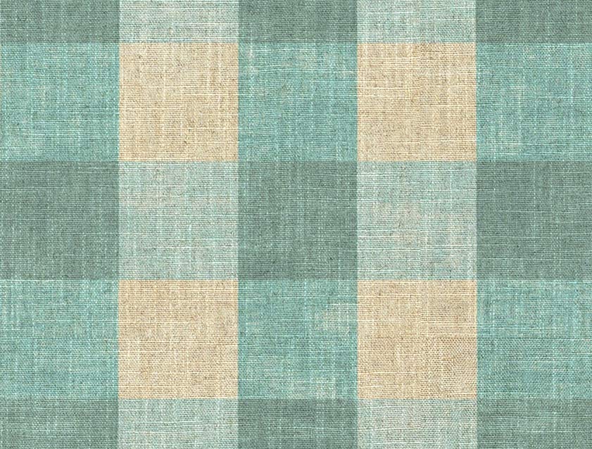 Spill Resistant Sussex Gingham Large: Sea Mist