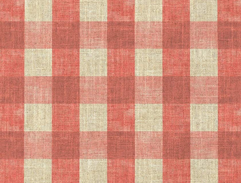 Spill Resistant Sussex Gingham Small: Brick