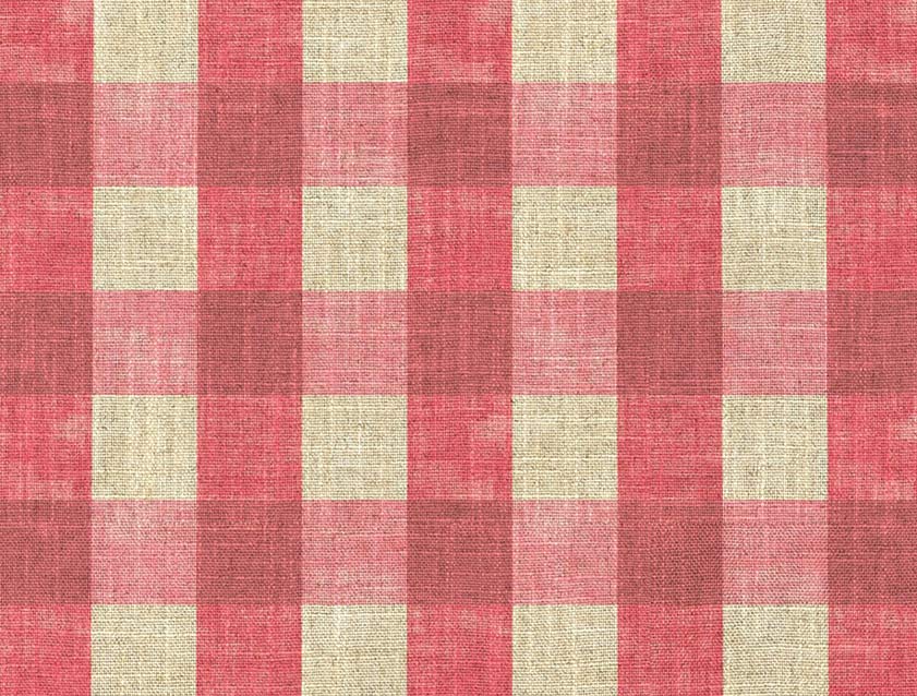 Spill Resistant Sussex Gingham Small: Cardinal
