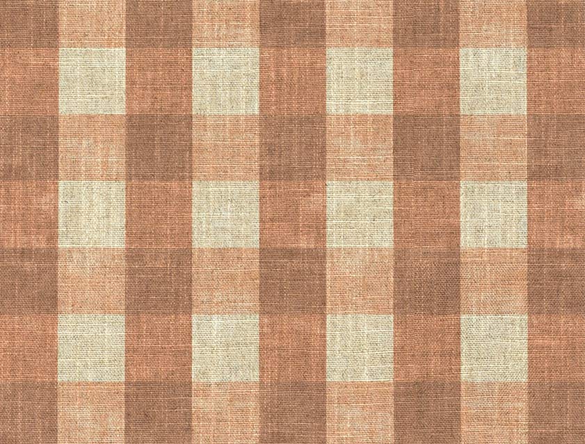 Spill Resistant Sussex Gingham Small: Cinnamon