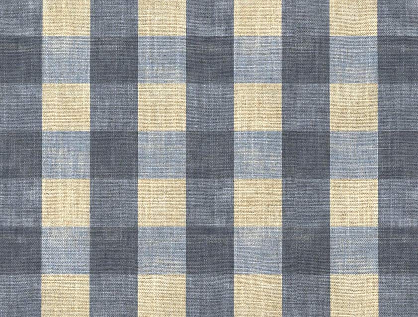 Spill Resistant Sussex Gingham Small: Ink