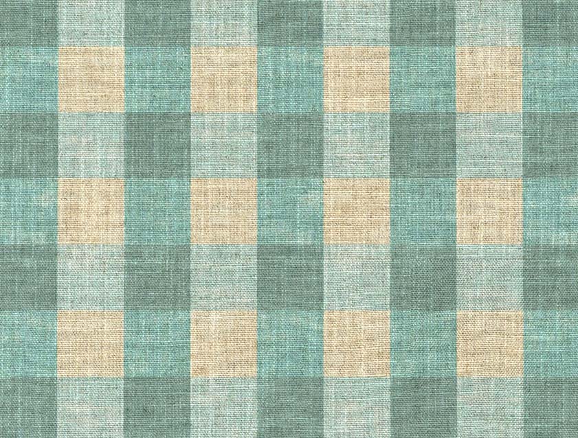 Spill Resistant Sussex Gingham Small: Sea Mist