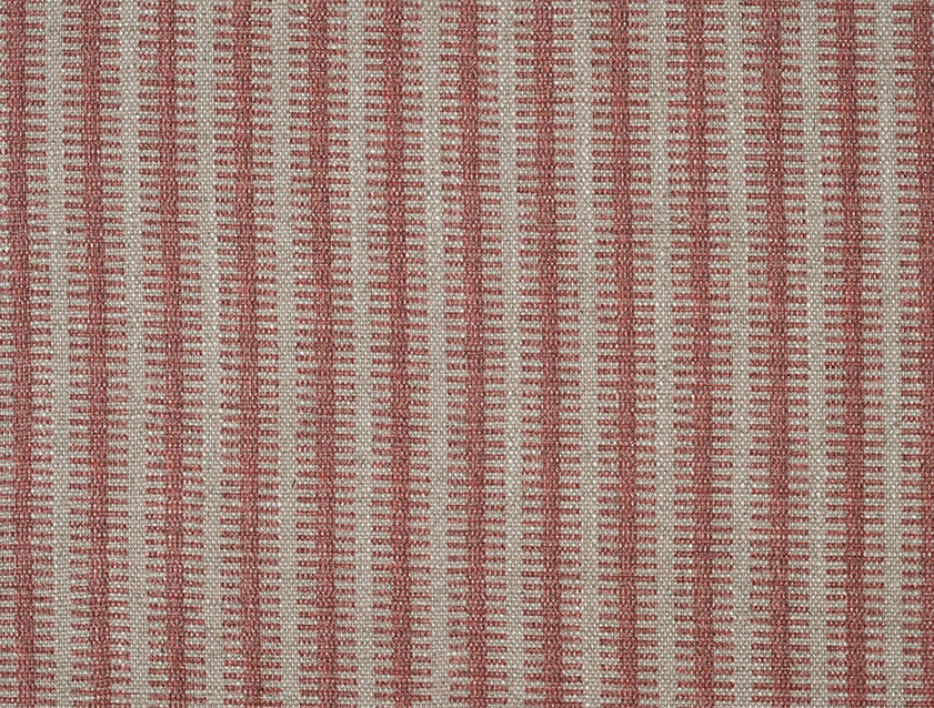 Spill Resistant Stockport Stripe: Rouge