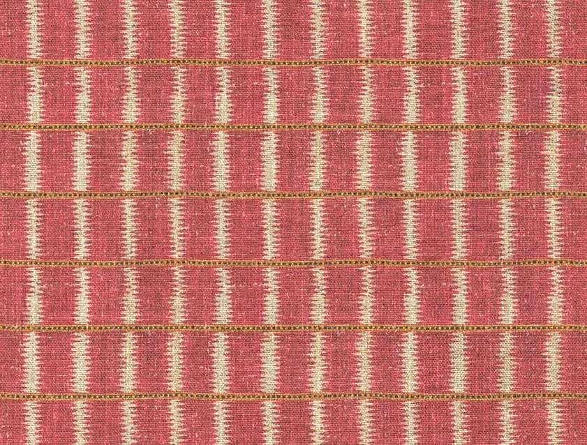 Spill Resistant V&A Ikat Mirage: Cherry