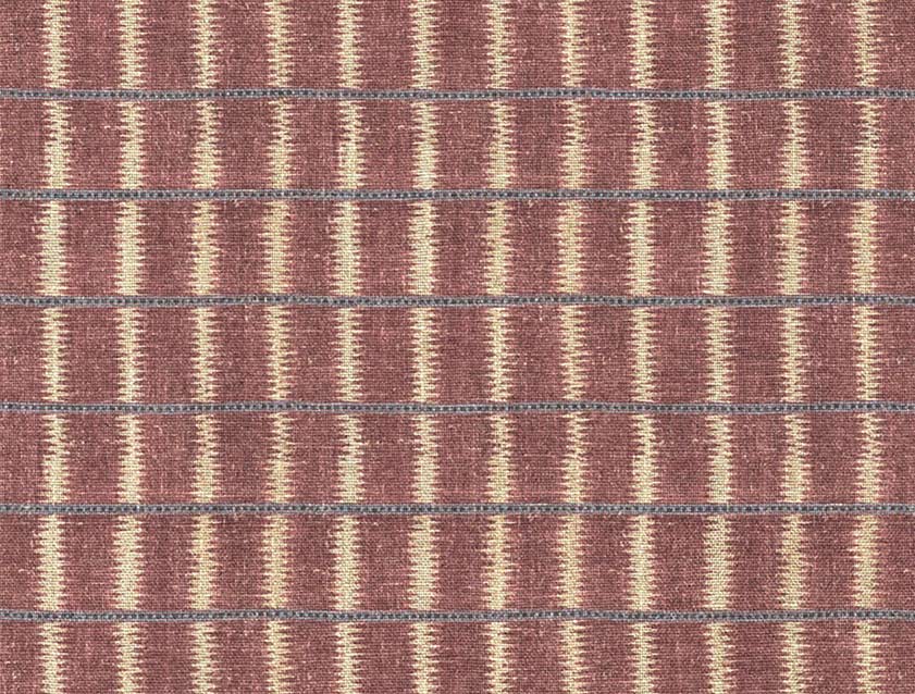 V&A Threads of India on Linen - Ikat Mirage: Cardinal 