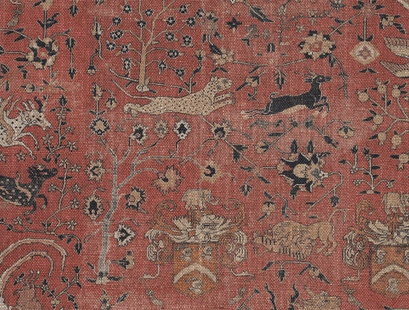 Spill Resistant V&A Lahore Dynasty: Rouge